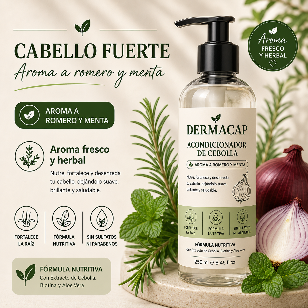 DERMACAP™ Acondicionador Anticaída y Crecimiento
