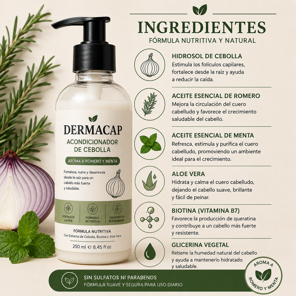 DERMACAP™ Acondicionador Anticaída y Crecimiento