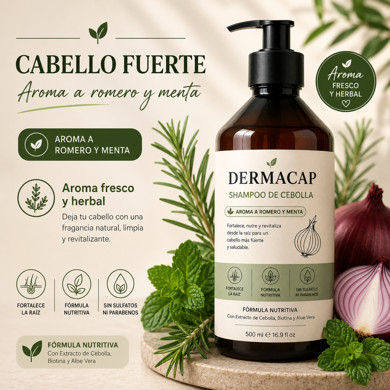 DERMACAP™ Shampoo Anticaída y Crecimiento