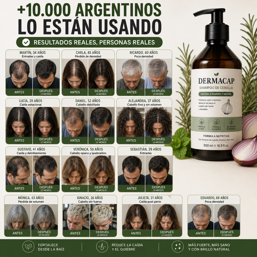 DERMACAP™ Shampoo Anticaída y Crecimiento