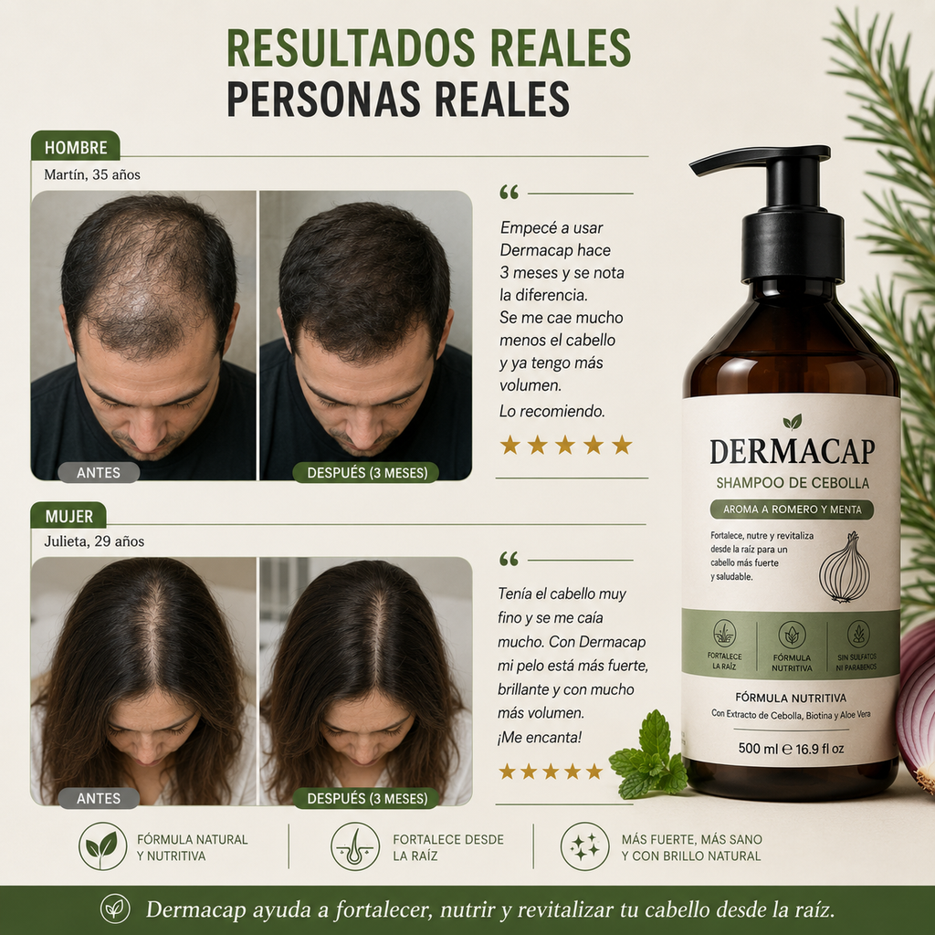 DERMACAP™ Shampoo Anticaída y Crecimiento