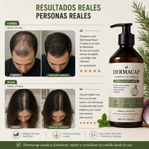 DERMACAP™ Shampoo Anticaída y Crecimiento